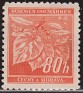 Czech Republic 1941 Flora 80 H Naranja Scott 50. Bohemia 1941 50. Subida por susofe